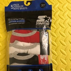 STARTER 5 pack toddler boys briefs